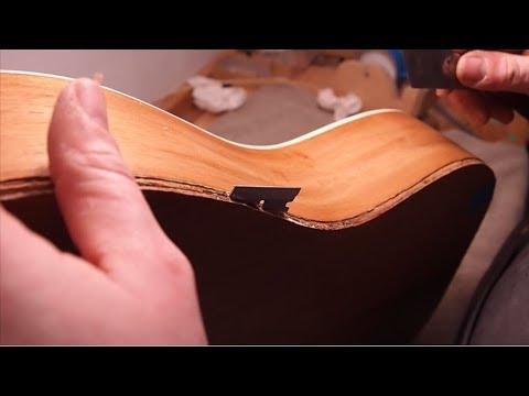 illustrative image of DIY acoustic guitar crack repair